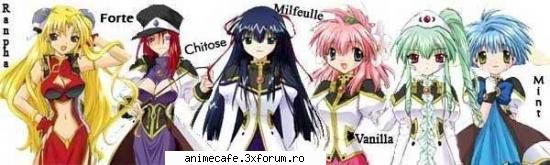 galaxy angel - uite o poza cu toate - Alte animeuri
